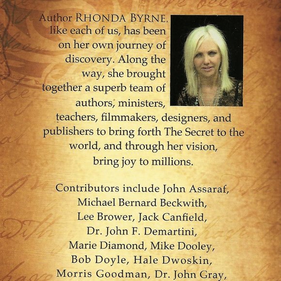 The Secret - Hardcover - Author Rhonda Byrne - Picture 4 of 5